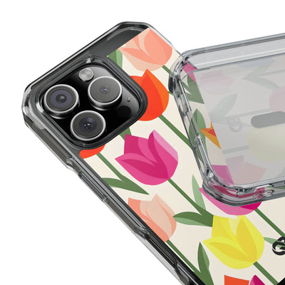 Vibrant Petal Grid · Impact Handyhülle für iPhone · Magsafe