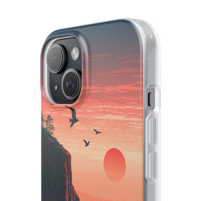 Orange Lite Phone Case for iPhone - Crimson Ridge Flight