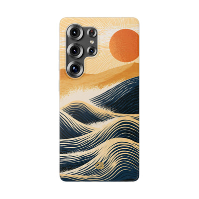 Blue Lite Phone Case for Samsung - Kyoto Cresting Tide