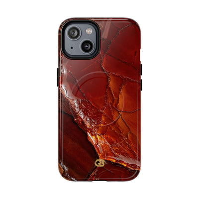 Amber Embrace · Tough 2.0 Magnetic Phone Case for iPhone · Brown