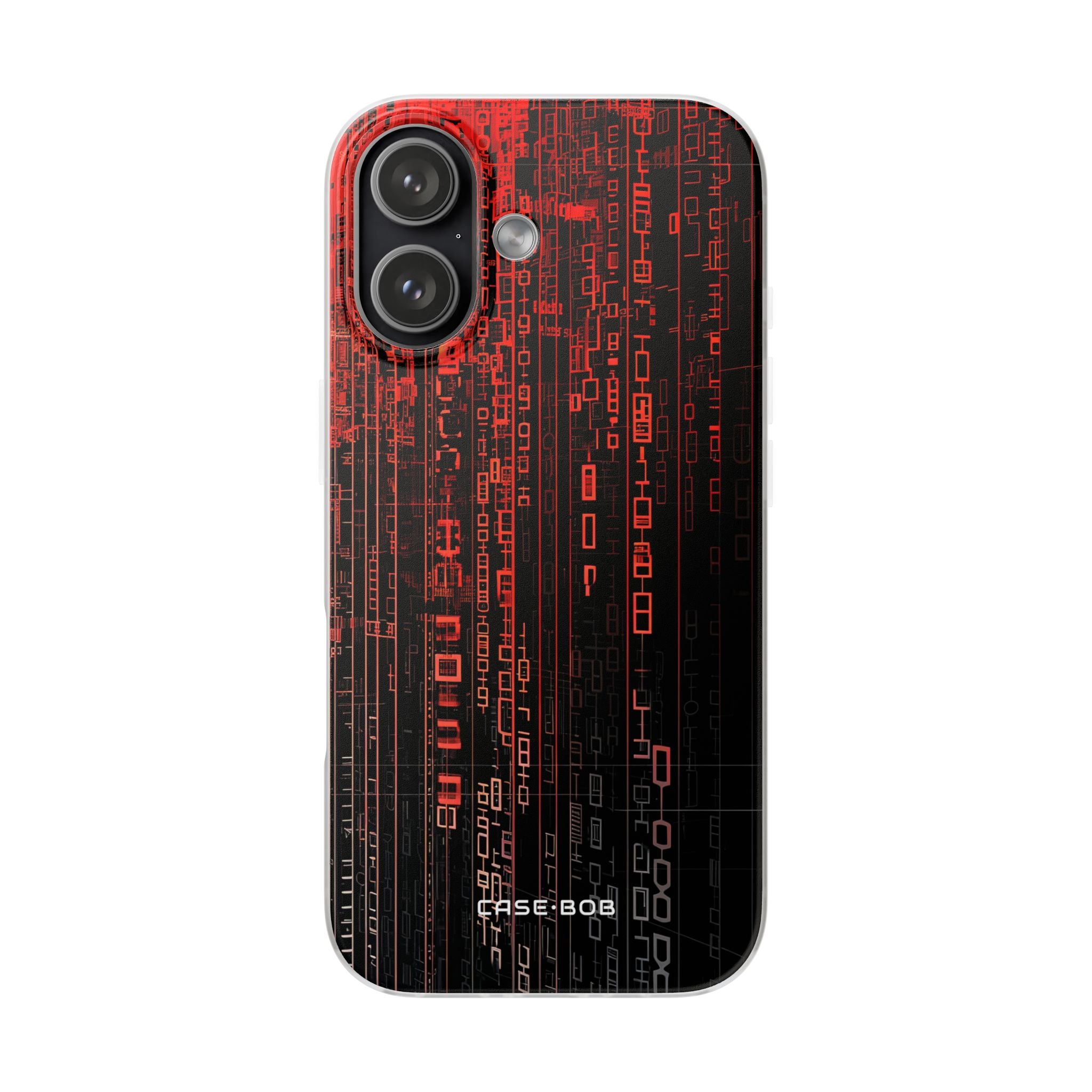 Crimson Glyphs iPhone 17 Case - Soft - CASE•BOB