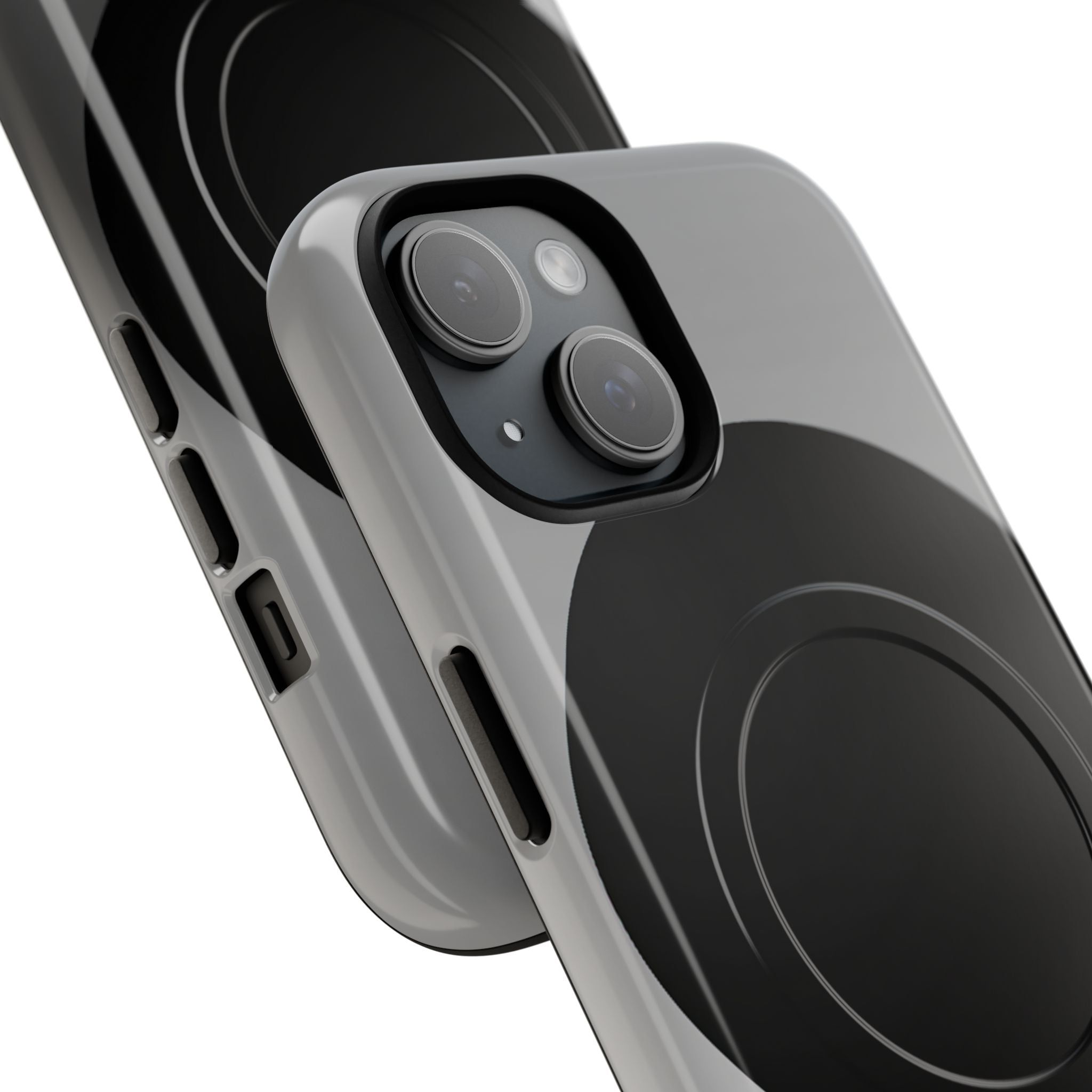 Grey Tough 2.0 Magsafe Phone Case for iPhone - Matte Onyx Sphere