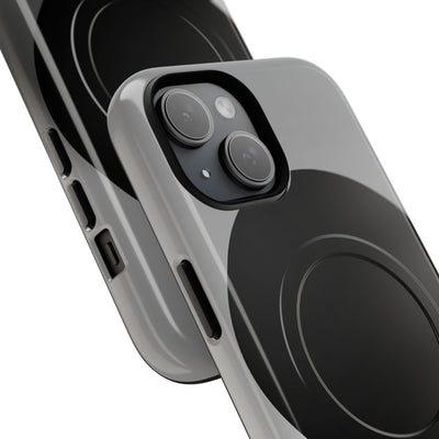 Grey Tough 2.0 Magsafe Phone Case for iPhone - Matte Onyx Sphere