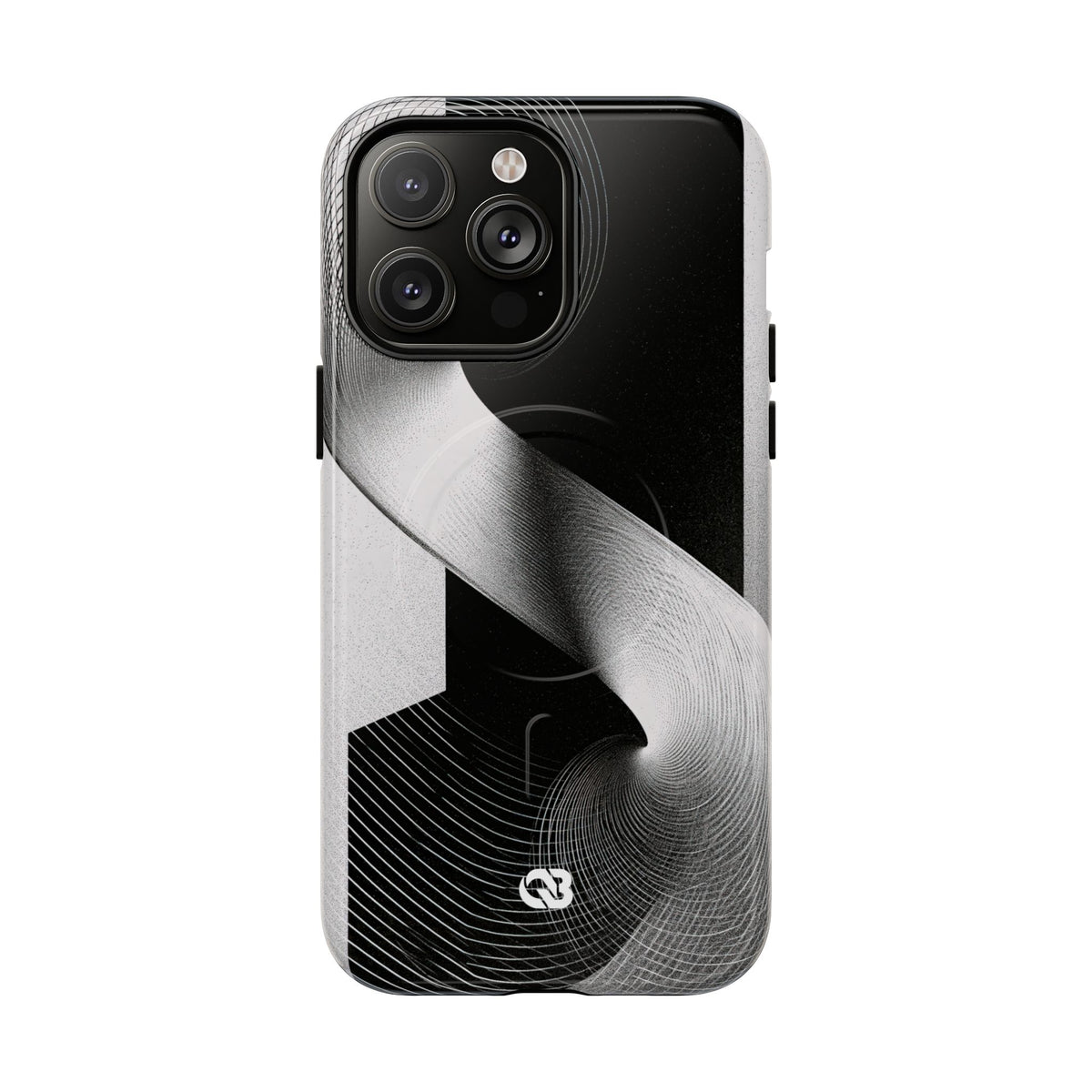 Orbital Helix · Tough 2.0 Magnetic Phone Case for iPhone · Black