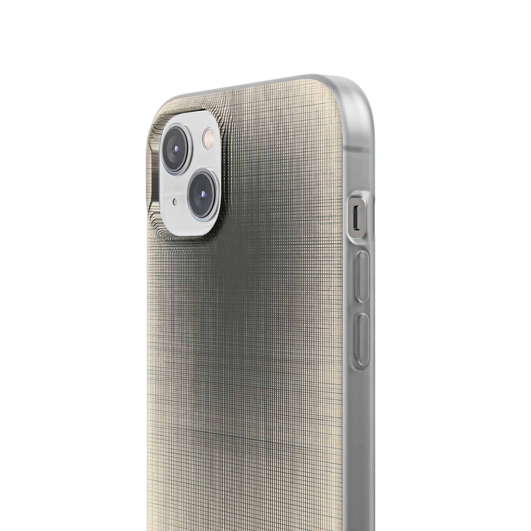 Beige Lite Phone Case for iPhone - Carbon Screen Grid