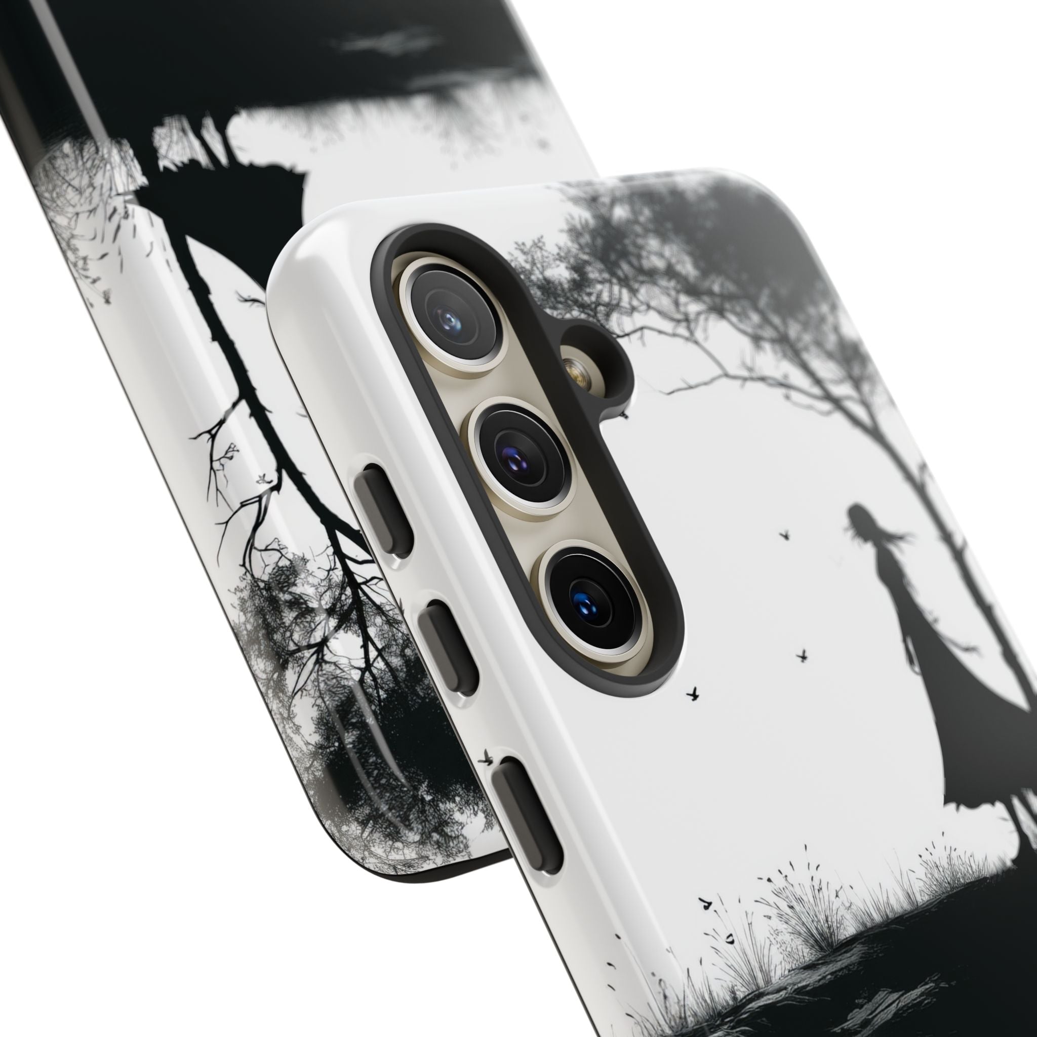 Cliffside Silhouette Samsung S24 - Kova suojakotelo