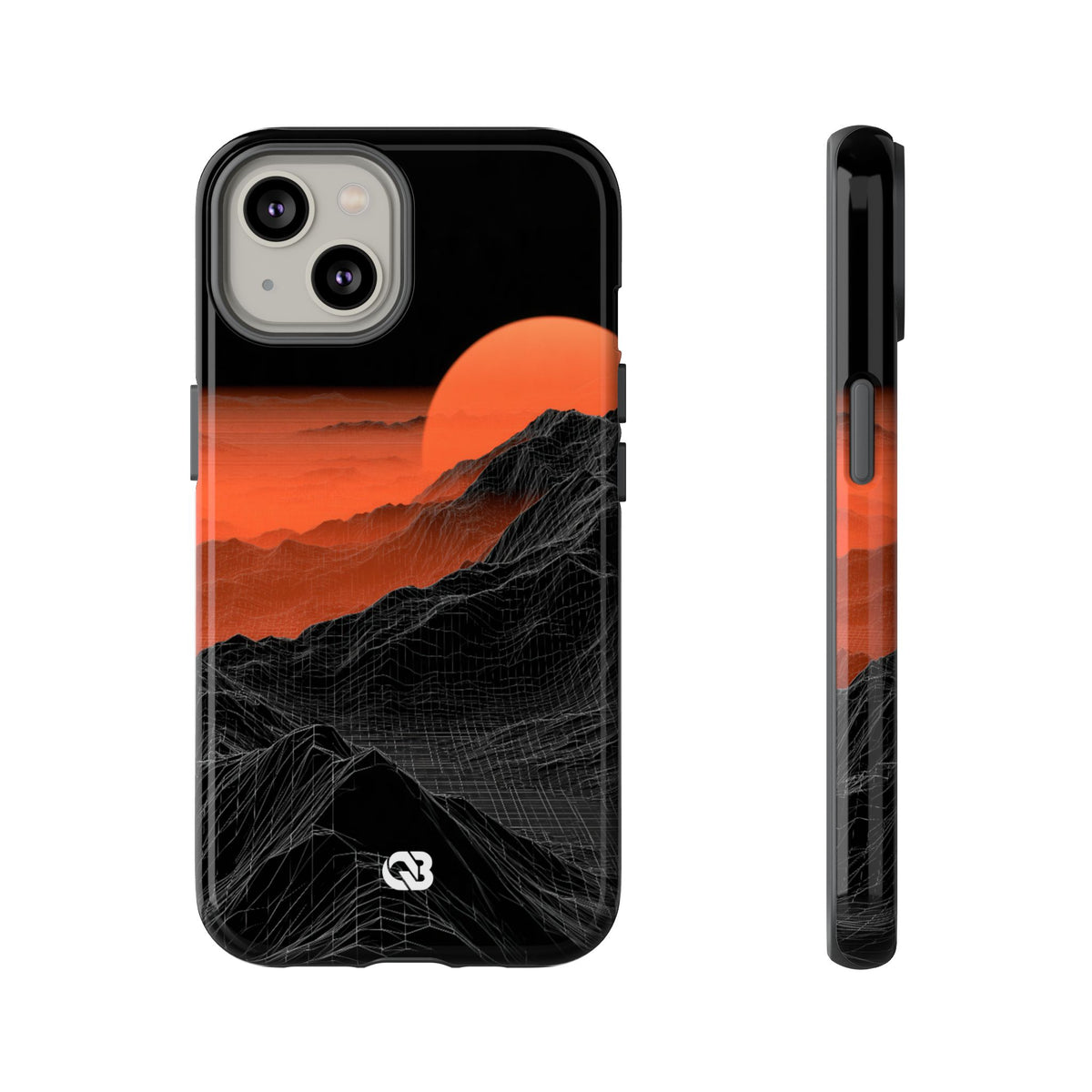 Solar Ridge Mesh · Tough Phone Case for iPhone · Black