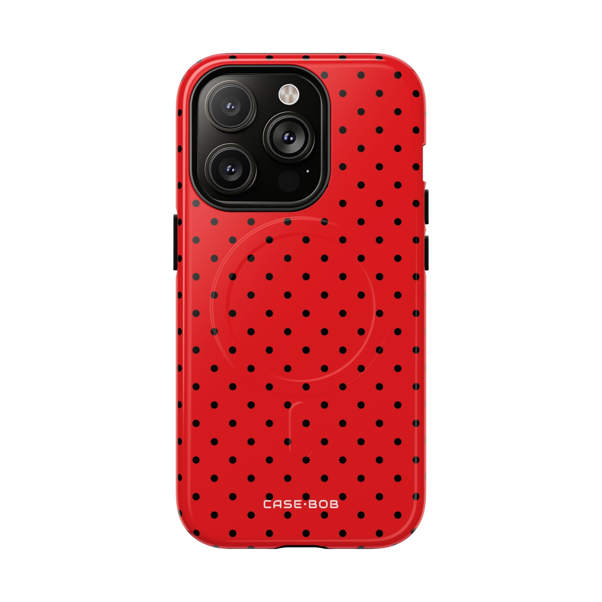 Crimson Dot Matrix iPhone 14 Pro Case - Tough+