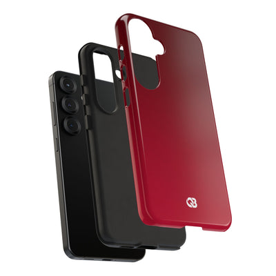 Red Tough Phone Case for Samsung - Crimson Velvet Fade