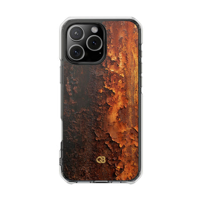 Orange Impact MagSafe Phone Case for iPhone - Oxidized Iron Crust