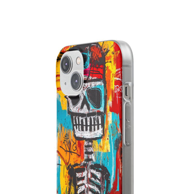 Skeleton Riot iPhone 14 Cover - Blød
