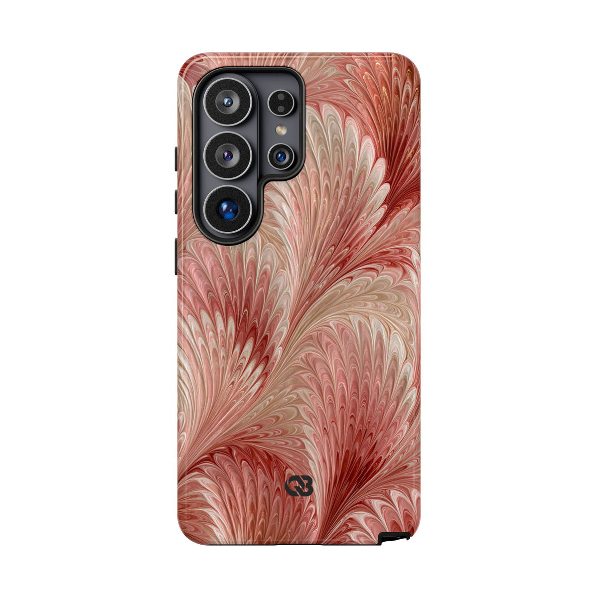Blush Petal Plume · Tough Phone Case for Samsung · Pink