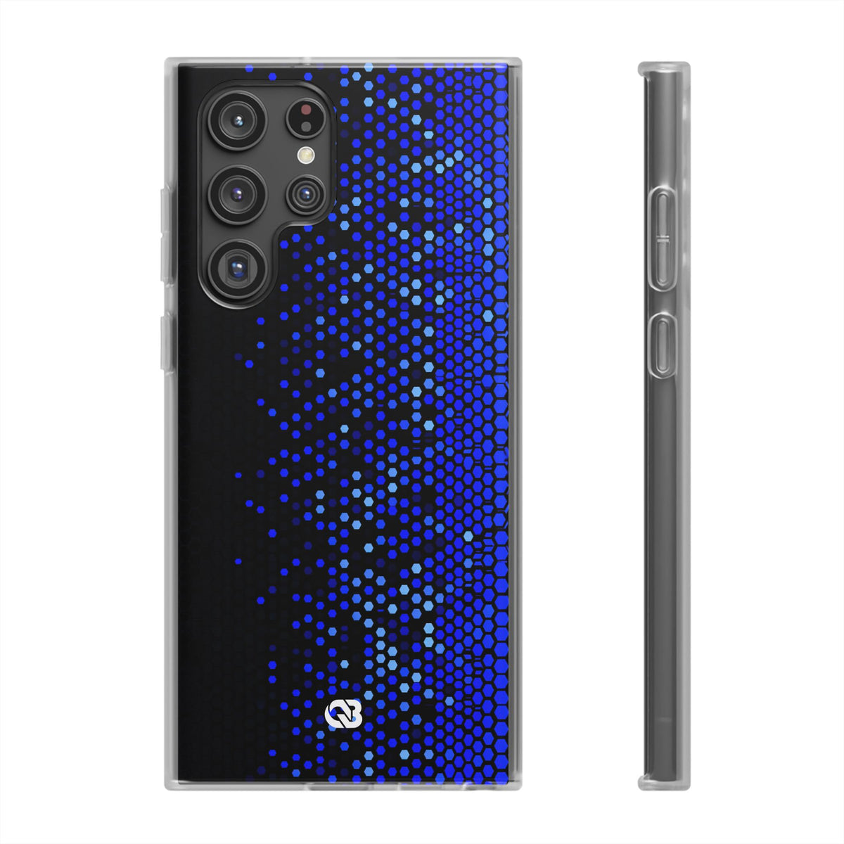 Cobalt Hex Dispersion · Lite Phone Case for Samsung · Blue