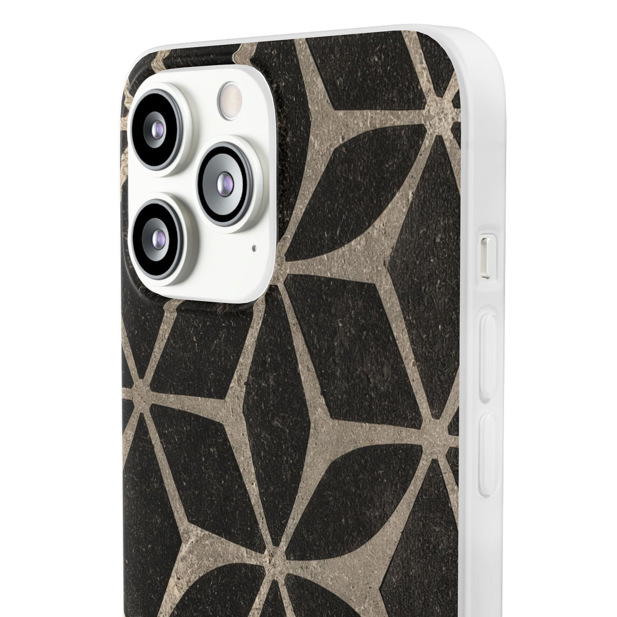 Concrete Mosaic Star · Lite Phone Case for iPhone ·  Black