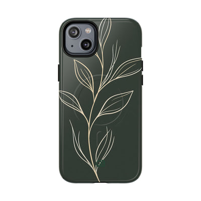 Green Tough 2.0 Magsafe Phone Case for iPhone - Deep Moss Willow