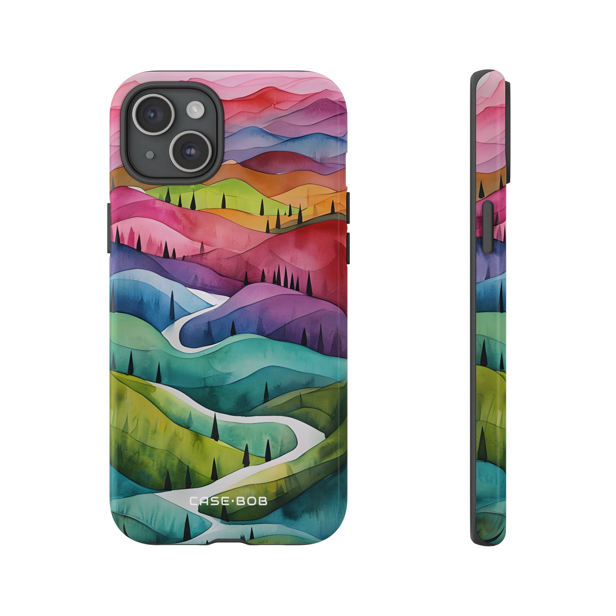 Winding Verdure iPhone 15 Plus hoesje - Tough
