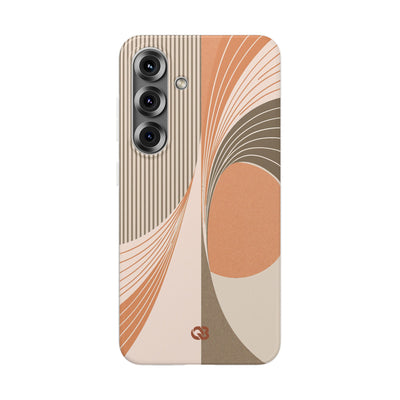 Orange Lite Phone Case for Samsung - Desert Arc Horizon