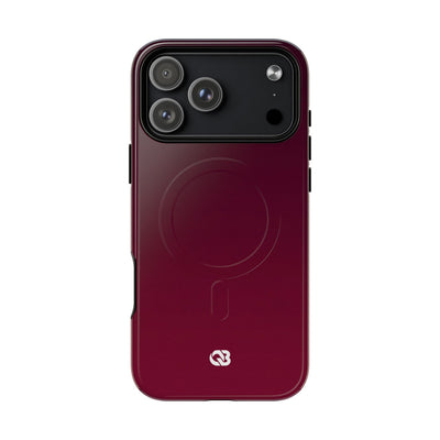 Red Tough 2.0 Magsafe Phone Case for iPhone - Deep Sangria Gradient