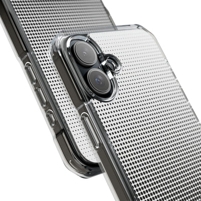 Black Impact MagSafe Phone Case for iPhone - Obsidian Halftone Flux