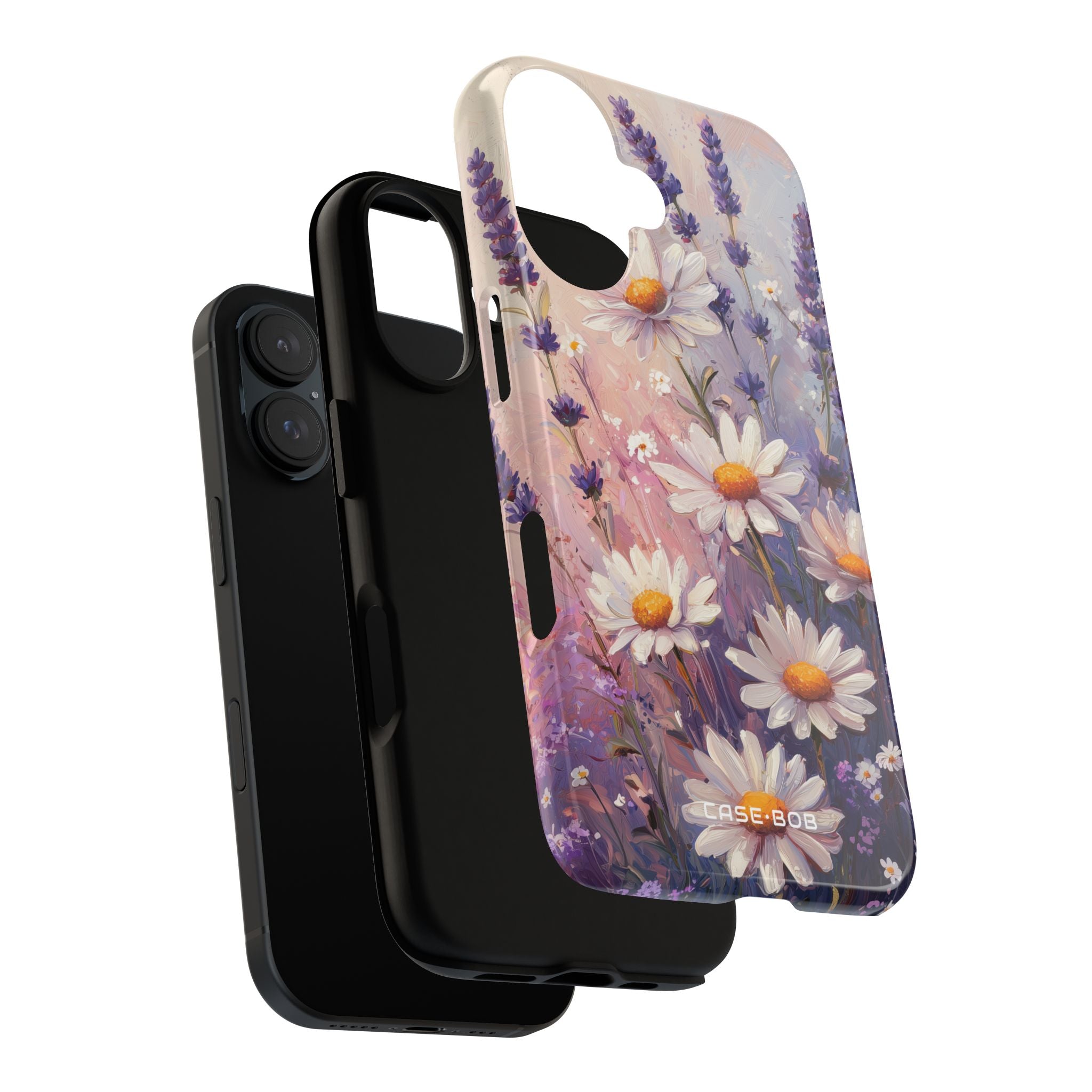 Daisy Lavender Bloom iPhone 16 Case - Tough