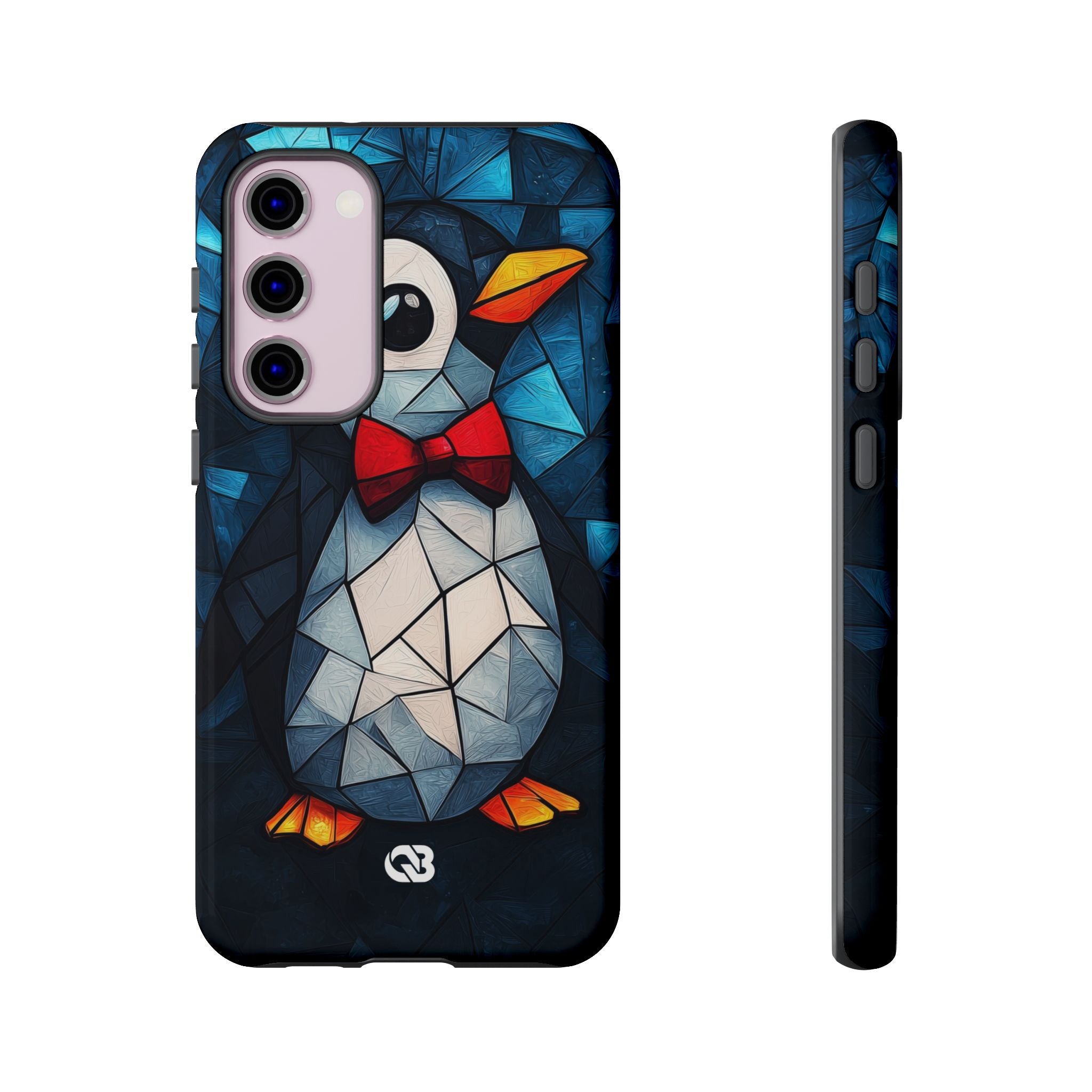 Mosaic Bowtie Penguin · Tough Hoesje voor Samsung
