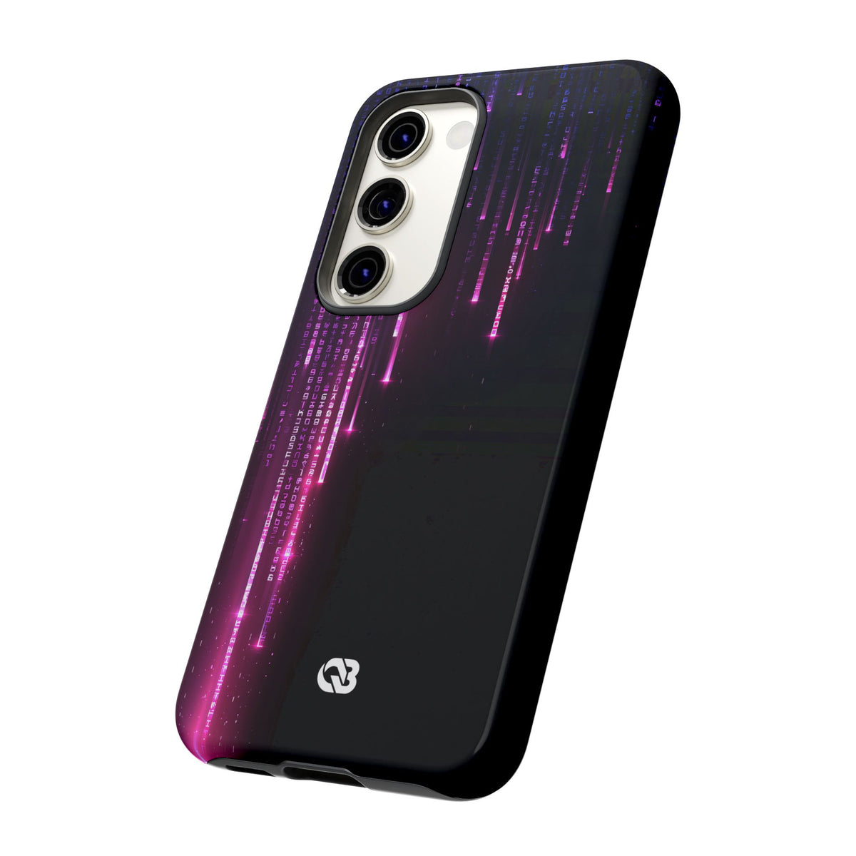Binary Cascade · Tough Phone Case for Samsung · Black