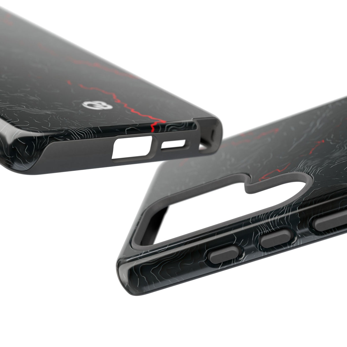 Crimson Rift · Tough Phone Case for Samsung · Black