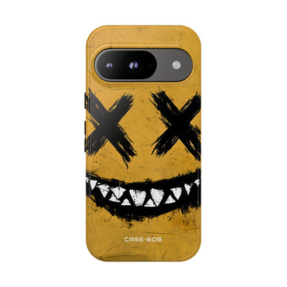 Jagged Smile Yellow Google Pixel 9 Case - Tough