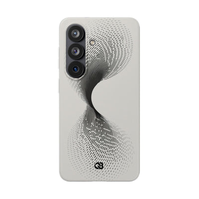 White Lite Phone Case for Samsung - Linear Torsion Grid