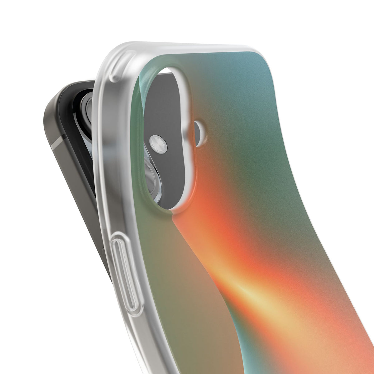 Radiant Contour · Lite Phone Case for iPhone ·  Orange