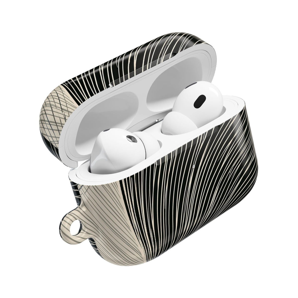Minimal Frond Study · Hard Case for AirPods & AirPods Pro · Black