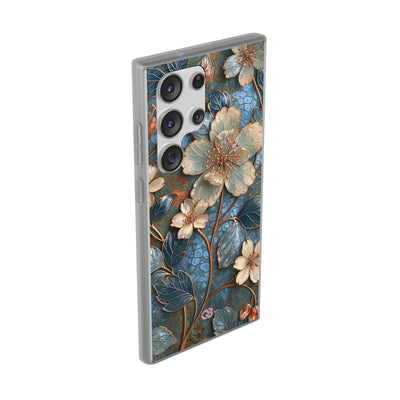 Gilded Blossom Reverie · Lite Phone Case for Samsung · Teal