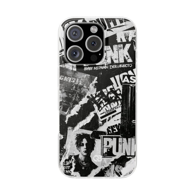 Underground Punk Collage · Lite Phone Case for iPhone ·  Black