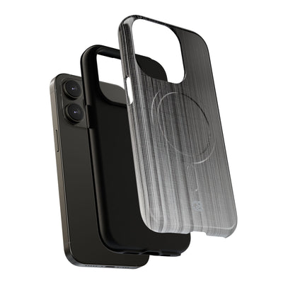 Grey Tough 2.0 Magsafe Phone Case for iPhone - Static Vertical Dither