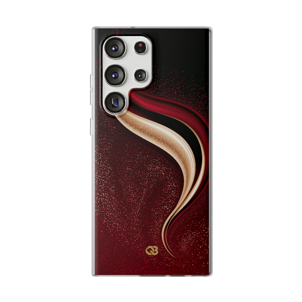 Gilded Crimson Flow · Lite Phone Case for Samsung · Red