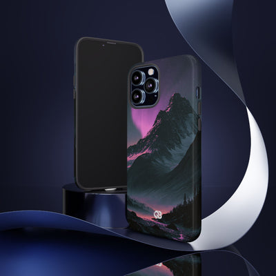 Arctic Aurora Summit · Tough Phone Case for iPhone · Black