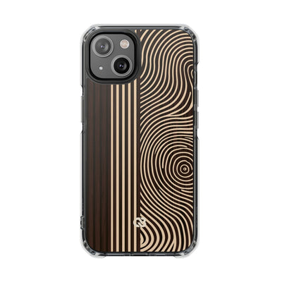 Brown Impact MagSafe Phone Case for iPhone - Espresso Sand Ridge