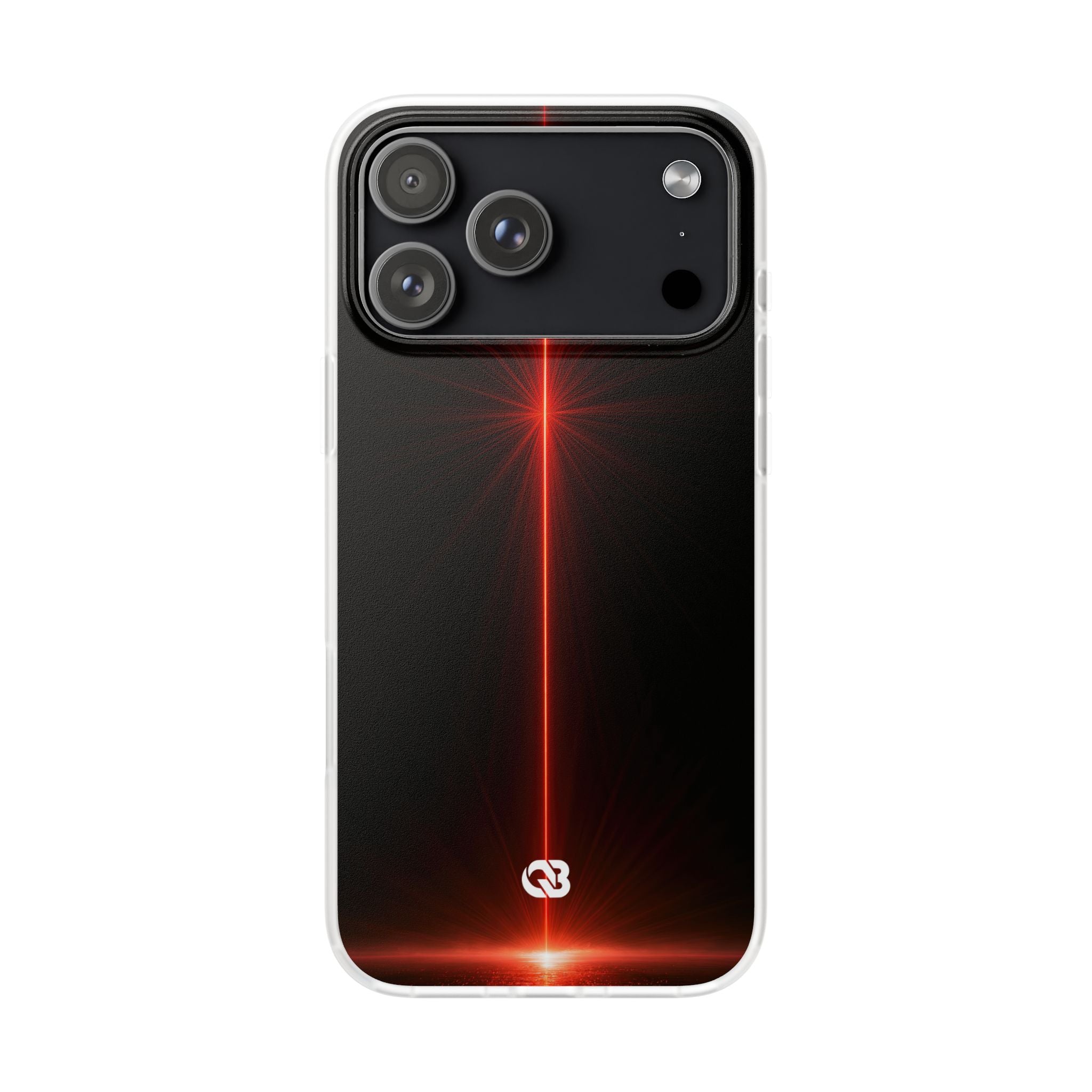 Red Lite Phone Case for iPhone - Crimson Flare Vector