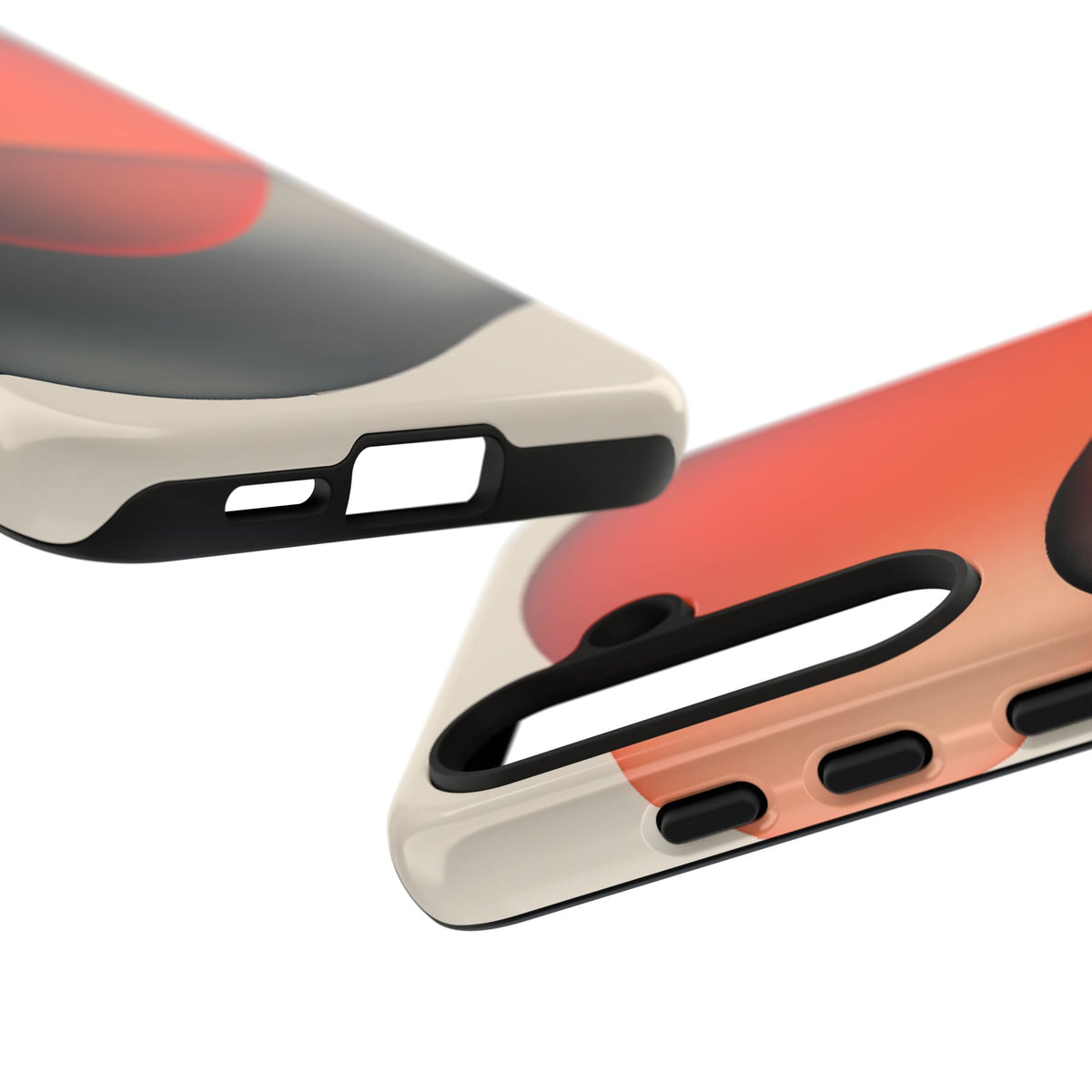 Translucent Crimson Form · Tough Phone Case for Samsung · Red