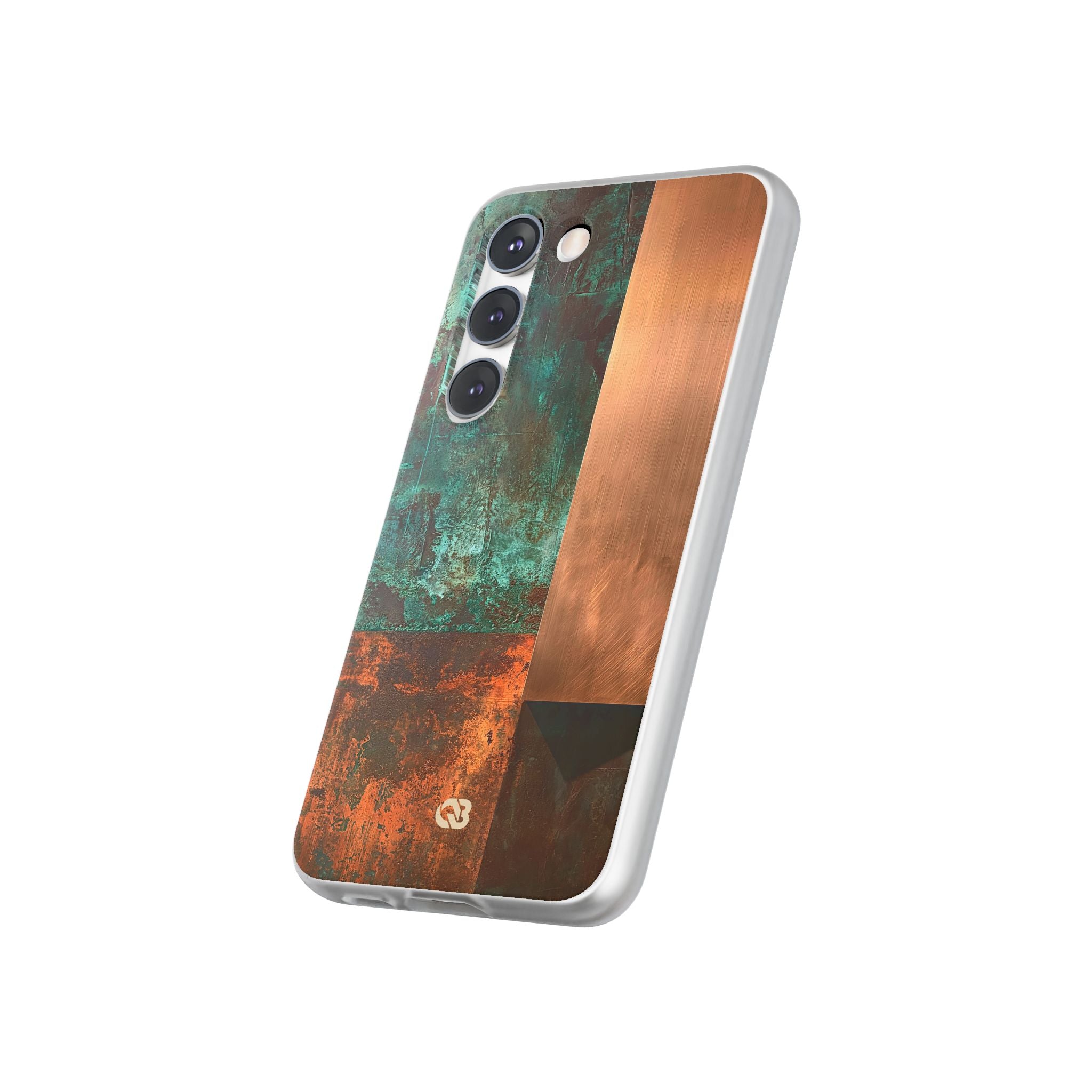 Teal Lite Phone Case for Samsung - Verdigris Copper Slab