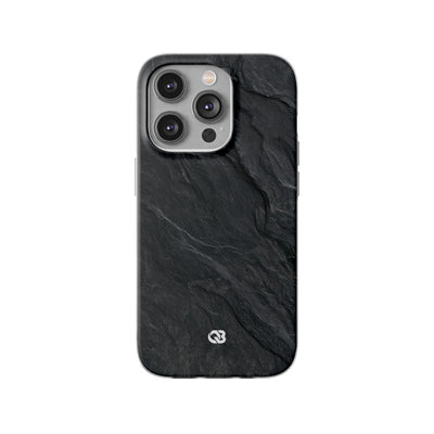 Dark Slate Strata · Lite Phone Case for iPhone ·  Black