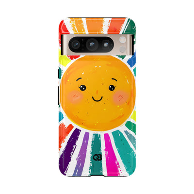 Vibrant Solar Smile · Tough Phone Case for Google Pixel