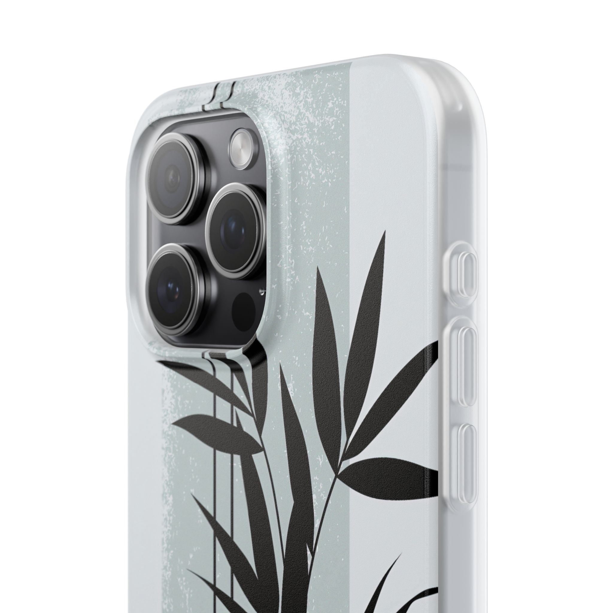 Grey Lite Phone Case for iPhone - Sage Bamboo Noir
