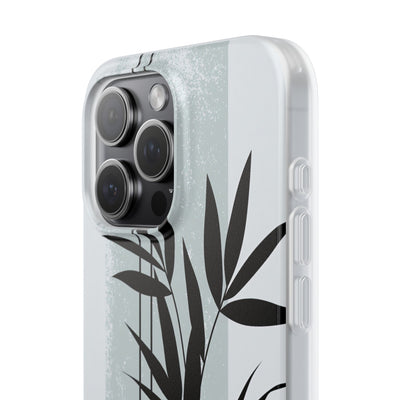 Grey Lite Phone Case for iPhone - Sage Bamboo Noir