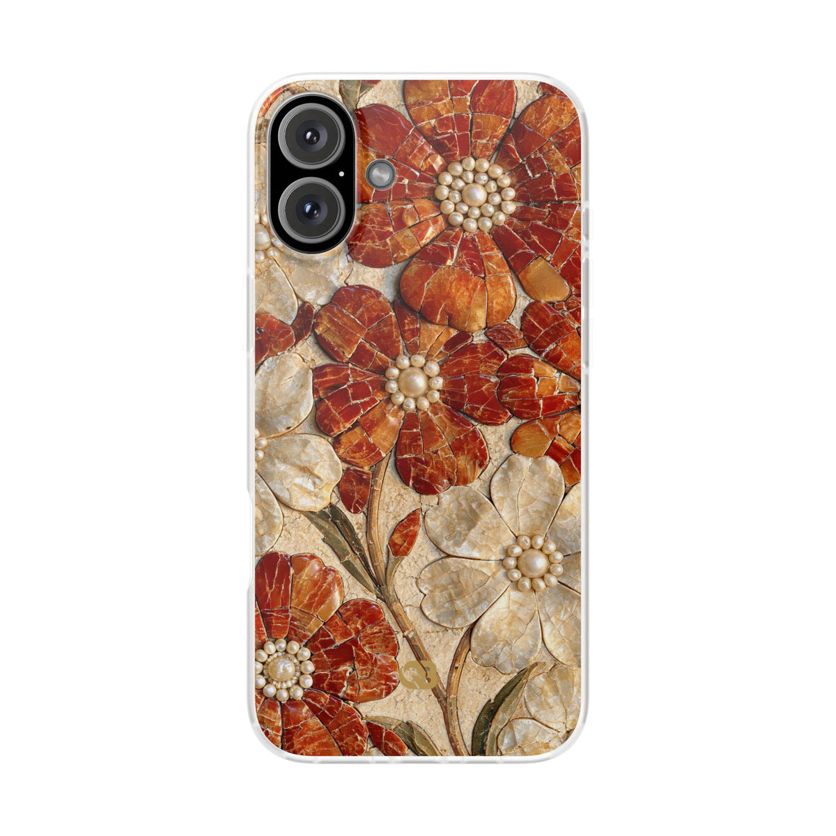 Carnelian Pearl Bloom · Lite Phone Case for iPhone ·  Orange