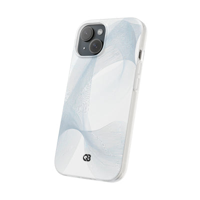 White Lite Phone Case for iPhone - Arctic Line Current