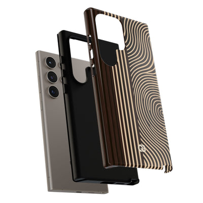 Brown Tough Phone Case for Samsung - Espresso Sand Ridge