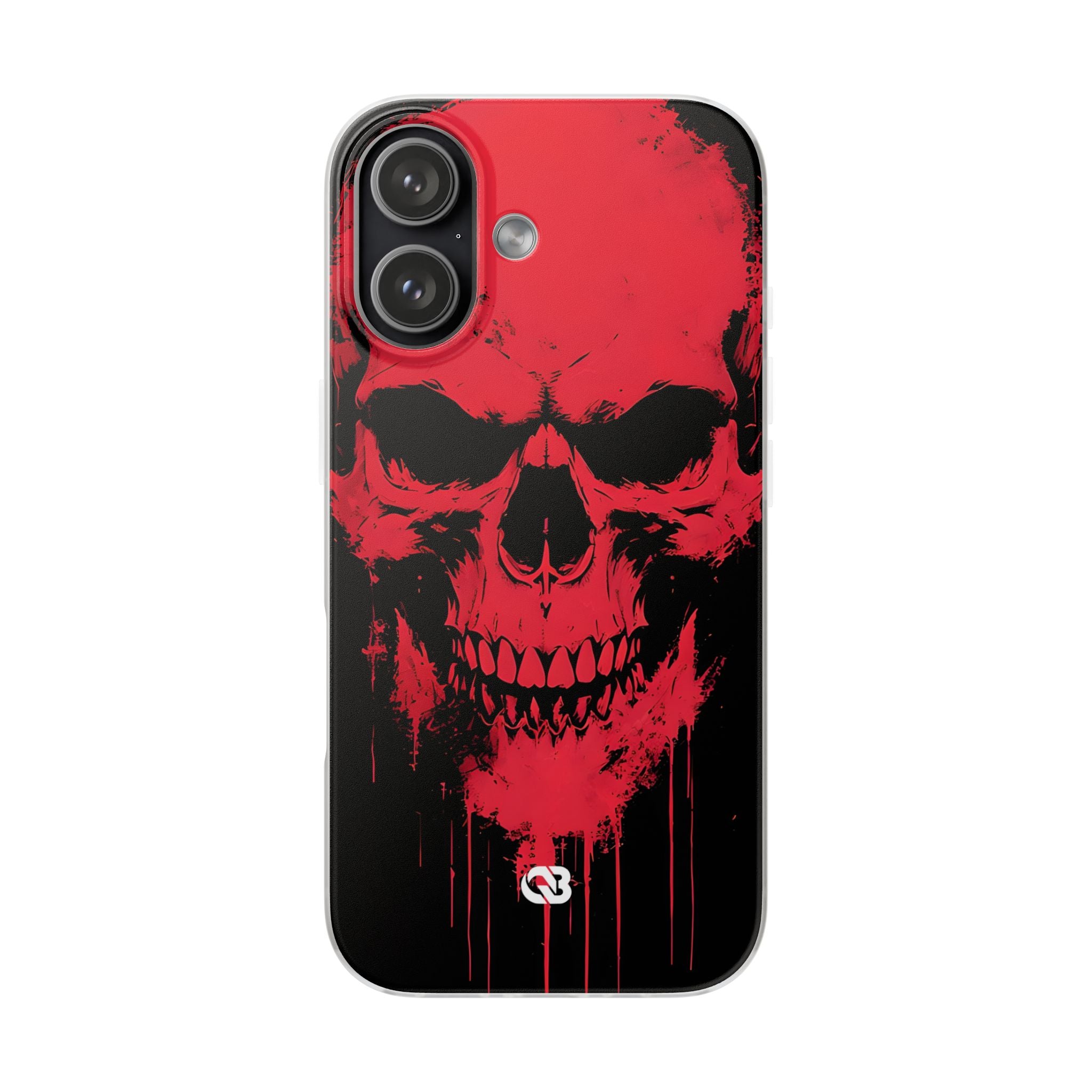 Crimson Street Skull · Soft Custodia per iPhone