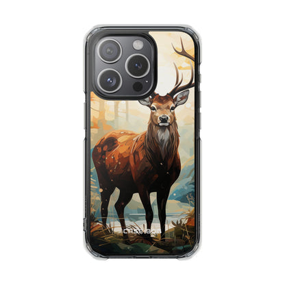 Glowing Stag iPhone 15 Pro Case - Impact - CASE•BOB
