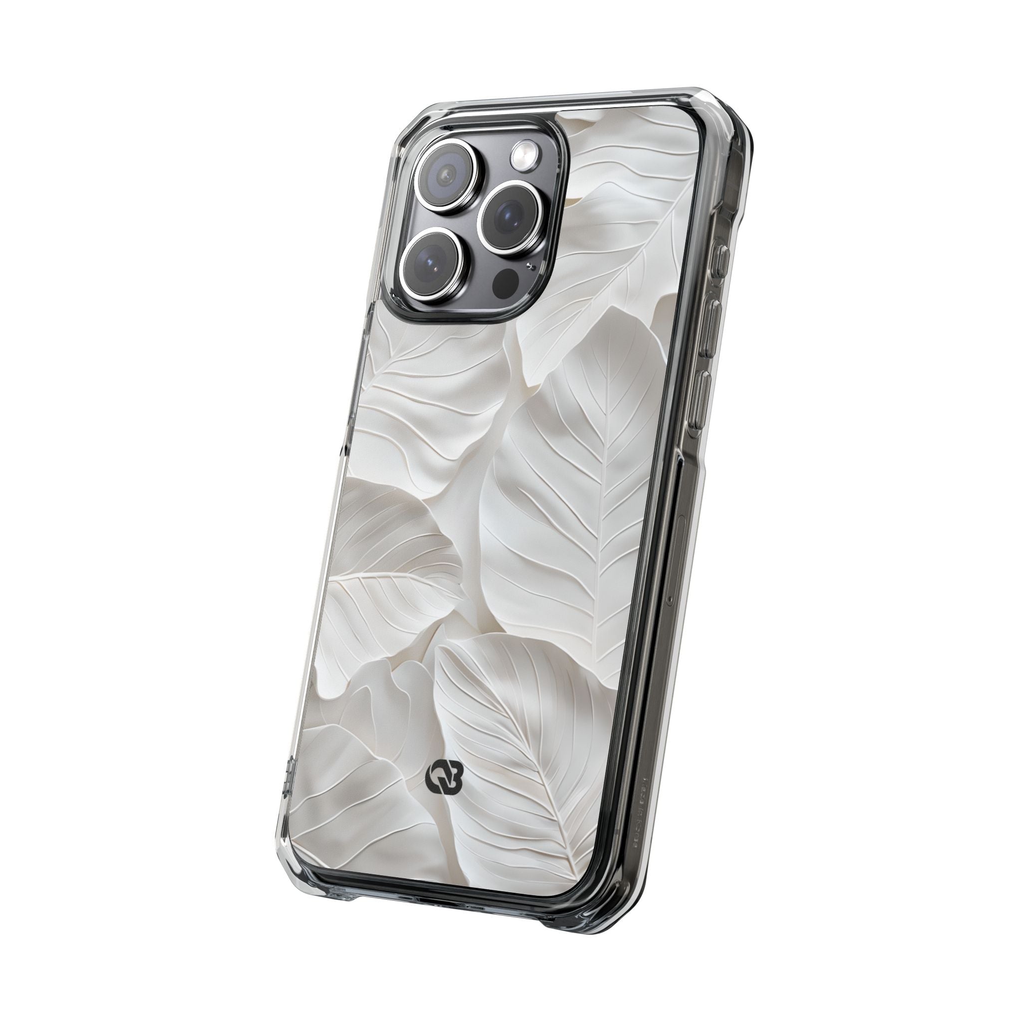 Sculpted Ivory Leaves · Impact Phone Case for iPhone · Magsafe
